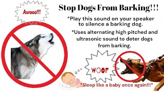 Stop Your Neighbors Annoying Dogs From Barking [upl. by Dnalevelc]