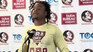 NFL Draft Renardo Green was always a Seminole now ready to accomplish NFL dream [upl. by Nivrac]