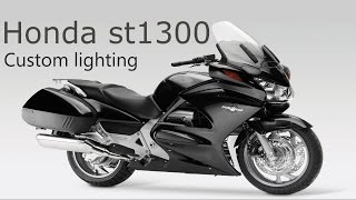 Honda ST 1300 Custom Lighting [upl. by Sherye984]