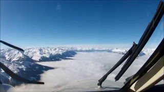 Landing at Innsbruck airport  LOWI [upl. by Nohsad]