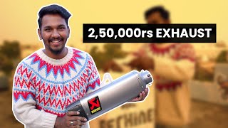 25 Lakh Ka Exhaust Akrapovic Full System  Nabeel Afridi Vlogs [upl. by Leda]