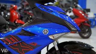 Yamaha Exciter 150  MX King 150 Deep Blue ➖ Walkaround [upl. by Aissatsan]