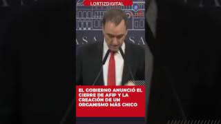 ADORNI ANUNCIÓ QUE LA AFIP DEJA DE EXISTIR [upl. by Eward630]