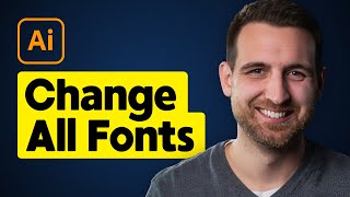 How to Change All Fonts at Once in Illustrator [upl. by Hirz]