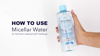 How to use Micellar Water [upl. by Ferullo326]