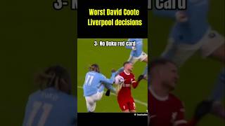 David Coote Caught In 4k 🤣🧐 shorts liverpool football funny youtubeshorts trending fyp klopp [upl. by Eanerb]