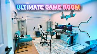 My NEW Ultimate Game Room Tour amp Desk Setup 2024 [upl. by Ardene]