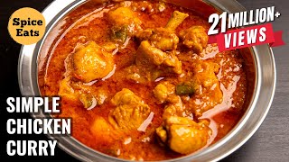 CHICKEN CURRY FOR BACHELORS  SIMPLE CHICKEN CURRY FOR BEGINNERS  CHICKEN GRAVY [upl. by Nuahsor]