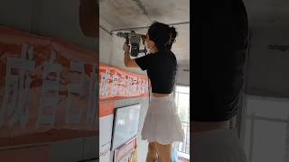 girls home wiring shortvideo electric wiring working [upl. by Nett]