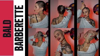 Barberettes Shaves Her Head Completely Smooth ✂️🥰 [upl. by Amalea]