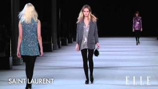 Saint Laurent  Fashion show  automne hiver 2014 2015 [upl. by Buell]