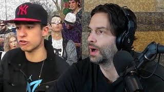 Chris DElia Reacts to the WorstBest Battle Rapper Ever [upl. by Htebasyle291]