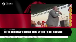 Mavuto Aliyapo Koma Chakwera Chitukuko Akupanga  Richard Chimwendo Banda [upl. by Llerehc]