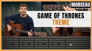 Cours de Guitare  Tuto Game of Thrones Theme [upl. by Eitnom]