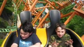 Pandemonium onride POV Six Flags New England [upl. by Yekcin]