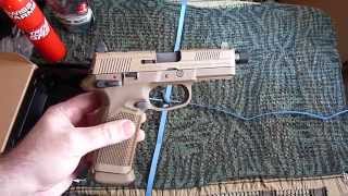 AIRSOFT Unboxing FN Herstal FNX45 Tactical CYBERGUN [upl. by Lewis]