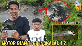 BIAN KECELAK4AN😭 MOTORNYA TERBENGKALAI DIJALAN GARA GARA INI  Mikael TubeHD [upl. by Marney208]