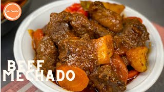 Beef Mechado Recipe  Beef Stew  Mechadong Baka  Easy to Follow Recipe [upl. by Morissa]