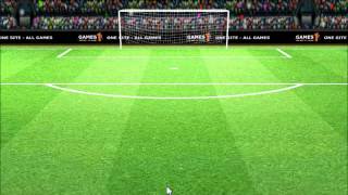 Free Kick King Flash Game HD [upl. by Ahsilrae]