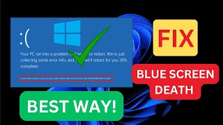 How To Fix Blue Screen Of Death BSOD Windows 10 [upl. by Anneiv]