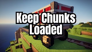 how to make a chunk loader java minecraft [upl. by Terti22]