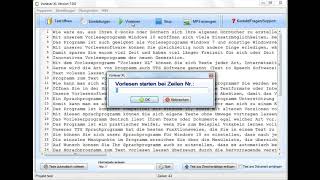 Vorleser XL  Projektverwaltung Tutorial Video [upl. by Buatti]