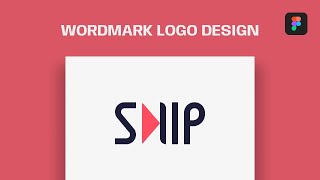 Wordmark Logo Design  Figma Tutorial [upl. by Lindemann]