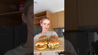 Homemade McDonald’s 🤤 aldi mcdonalds affordable burger [upl. by Yemirej]