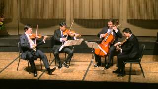 Shanghai String Quartet  Dvorak String Quartet in Aflat Major Op 105 [upl. by Sucrad]