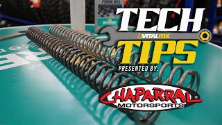 Vital Tech Tip Changing Your Fork Springs [upl. by Akirdnuhs]