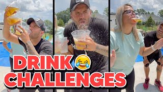 Trying DRINK CHALLENGES Gone Wrong [upl. by Christiana]