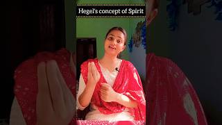 Hegel concept of spirit  hegel political thought in hindi [upl. by Germain]