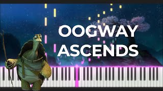 Kung Fu Panda  Oogway Ascends Piano Cover SHEETMIDI [upl. by Elatnahs342]