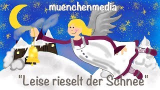 ⭐️ Leise rieselt der Schnee  Weihnachtslieder deutsch  Kinderlieder deutsch  muenchenmedia [upl. by Akeimahs]