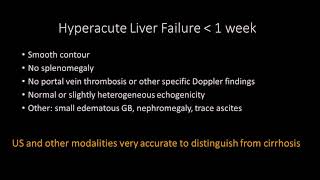 Fulminant Acute Liver Failure US and Correlative Imaging [upl. by Atarman]