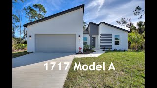 1717 Model A Walkthrough  Modern Luxury Homes  Brock Homes [upl. by Ahseinat489]