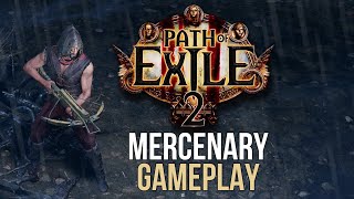 Path Of Exile 2 Mercenary Gameplay [upl. by Auqinimod412]