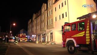 Wohnungsbrand in Zwickau  Brennender Toaster löste Feuerwehreinsatz aus 24032012 [upl. by Ennaeilsel]