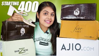 5 Best HeelsSandals for WomenGirls from 400  Ajio Footwear Haul Review 2022  One Chance Women [upl. by Lot]