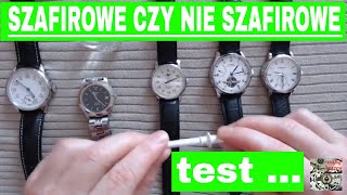 KUPUJESZ ZEGAREK powinieneś to wiedzieć  szkiełko szafirowe czy mineralne w zegarku  TEST [upl. by Derfla]