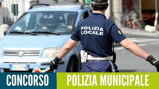 Concorso polizia municipale come e cosa studiare per superarlo [upl. by Sinnaoi]