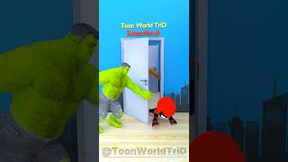 🤔 Why Did SpiderMan Fall When Hulk Tripped Over the Door 🚪😂 gta [upl. by Ttevi]