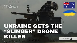 Australia Sends Ukraine the Slinger CounterDrone System [upl. by Aehtna528]