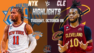 Cleveland Cavaliers vs New York Knicks QRT 2 Highlights  October 28 2024  202425 NBA Season [upl. by Sloatman42]