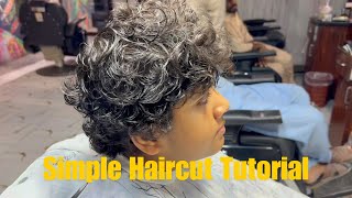 Rough to Clean Haircut I Simple Haircut All by Scissors [upl. by Marvel]