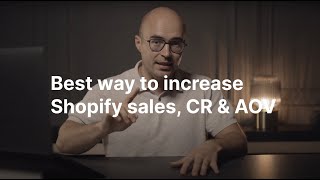 The best way to increase Shopify Sales Conversion Rate amp Average Order Value [upl. by Ullund115]