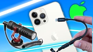 How to Use a Microphone with an iPhone  Movo IMA 1 TRRS Lightning Adapter Cable Review [upl. by Berni]