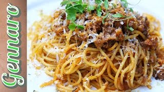 Perfect Spaghetti Bolognese with Gennaro [upl. by Yurik]