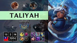 Taliyah Jungle vs Fiddlesticks  TW Challenger Patch 1413 [upl. by Fernas]