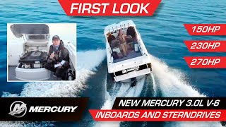 Tested  Mercury 270HP 30L V6 Diesel Sterndrive on Northbank 750HT [upl. by Niatsirhc65]